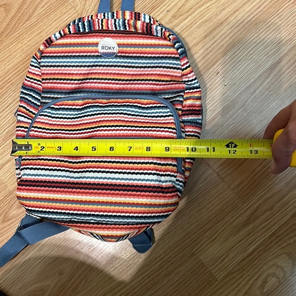 Roxy Always Core Backpack - Rio Red Zigzag Stripe - Picture 10 of 10